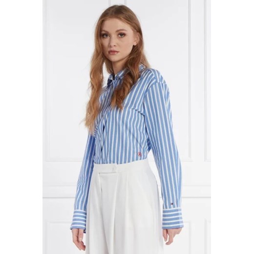 Tommy Hilfiger Koszula STRIPE EASY FIT | Loose fit Tommy Hilfiger 38 okazja Gomez Fashion Store