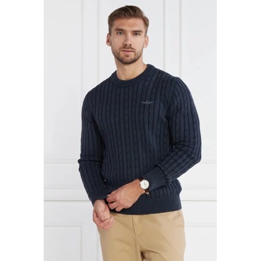 Aeronautica Militare Sweter | Regular Fit ze sklepu Gomez Fashion Store w kategorii Swetry męskie - zdjęcie 172841619