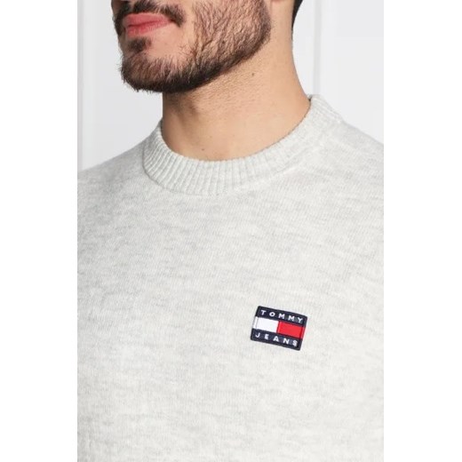 Tommy Jeans Sweter badge | Regular Fit Tommy Jeans L promocyjna cena Gomez Fashion Store