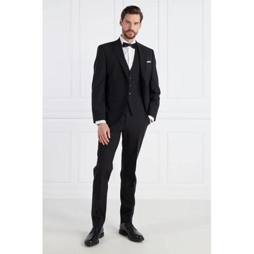 BOSS BLACK Wełniany garnitur H-Huge-2Pcs-224 | Slim Fit 52 wyprzedaż Gomez Fashion Store