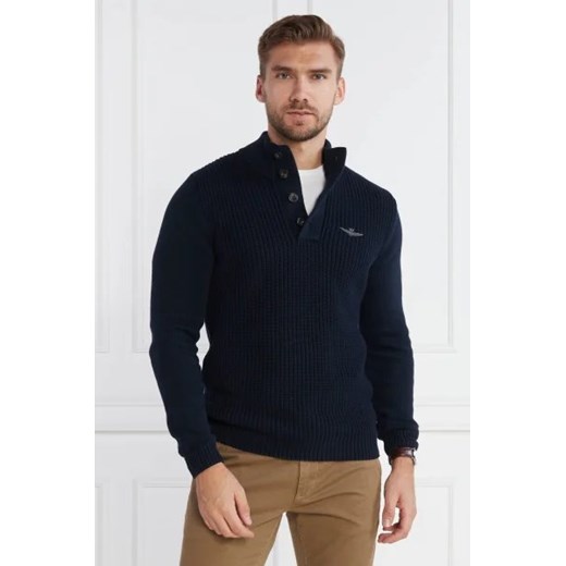 Aeronautica Militare Sweter | Regular Fit ze sklepu Gomez Fashion Store w kategorii Swetry męskie - zdjęcie 172843238