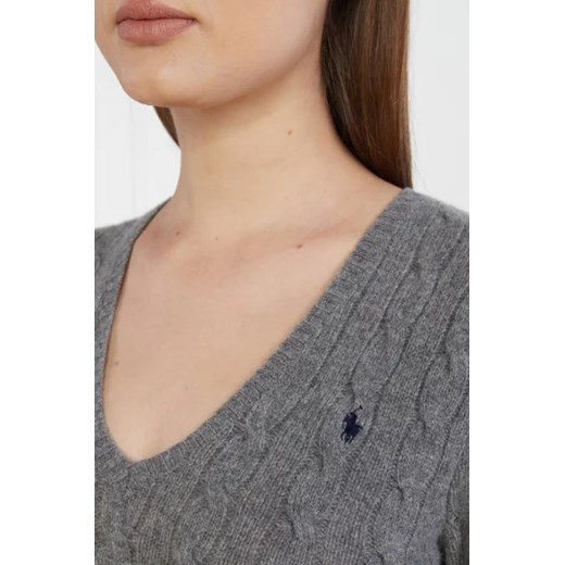POLO RALPH LAUREN Wełniany sweter | Regular Fit | z dodatkiem kaszmiru Polo Ralph Lauren XL Gomez Fashion Store