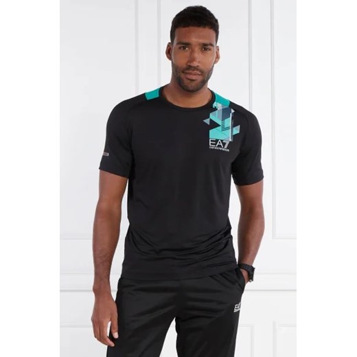 EA7 T-shirt | Skinny fit ze sklepu Gomez Fashion Store w kategorii T-shirty męskie - zdjęcie 172844145