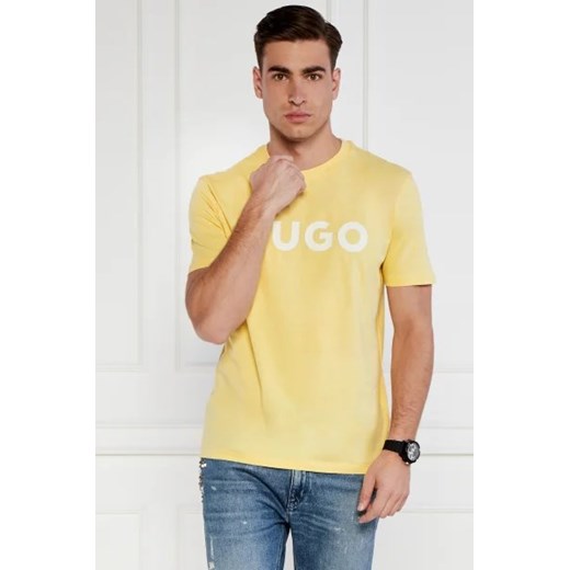 HUGO T-shirt Dulivio | Regular Fit ze sklepu Gomez Fashion Store w kategorii T-shirty męskie - zdjęcie 172844329