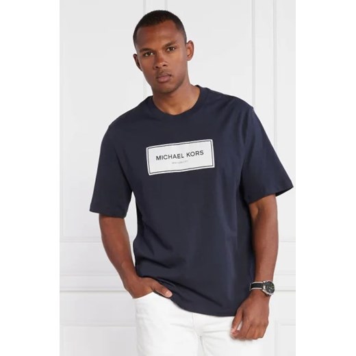 Michael Kors T-shirt FLAGSHIP LOGO | Oversize fit Michael Kors XXL wyprzedaż Gomez Fashion Store