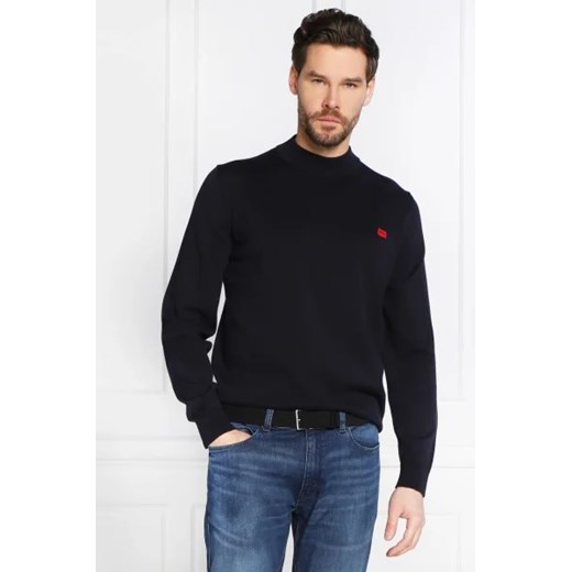 HUGO Sweter San Marc-C | Straight fit ze sklepu Gomez Fashion Store w kategorii Swetry męskie - zdjęcie 172844619