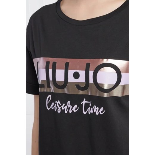 Liu Jo Rose T-shirt | Regular Fit XS wyprzedaż Gomez Fashion Store