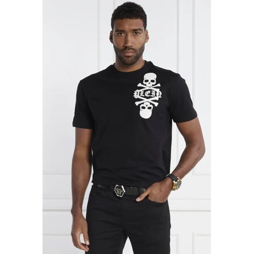 Philipp Plein T-shirt Skull&Bones | Regular Fit XL Gomez Fashion Store wyprzedaż