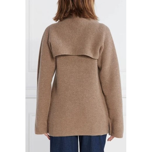 Calvin Klein Wełniany golf RECYCLED OVERLAY SWEATER | Regular Fit Calvin Klein M promocyjna cena Gomez Fashion Store