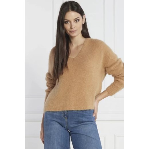 Marella Wełniany sweter AMEDEA | Loose fit ze sklepu Gomez Fashion Store w kategorii Swetry damskie - zdjęcie 172845199