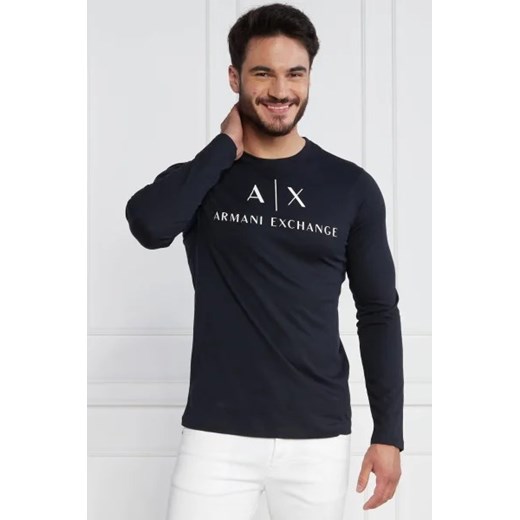 Armani Exchange Longsleeve | Slim Fit ze sklepu Gomez Fashion Store w kategorii T-shirty męskie - zdjęcie 172845625