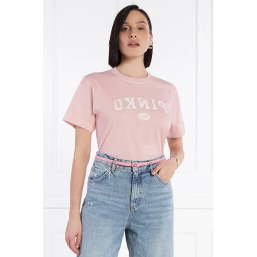 Pinko T-shirt TIRAMISU | Regular Fit ze sklepu Gomez Fashion Store w kategorii Bluzki damskie - zdjęcie 172845959