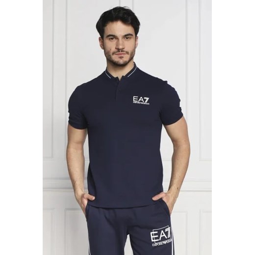 EA7 Polo | Regular Fit ze sklepu Gomez Fashion Store w kategorii T-shirty męskie - zdjęcie 172846025
