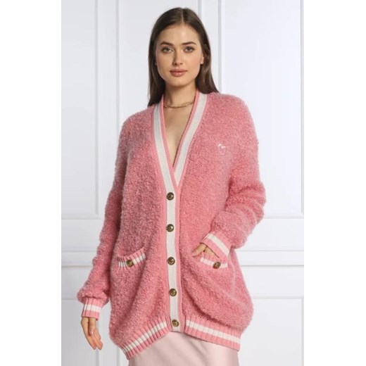 Pinko Wełniany kardigan CUBAN | Oversize fit ze sklepu Gomez Fashion Store w kategorii Swetry damskie - zdjęcie 172846079