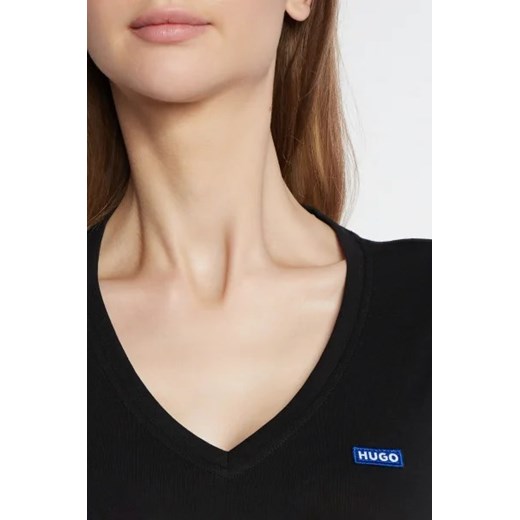 Hugo Blue T-shirt Classic V B | Regular Fit Hugo Blue L promocja Gomez Fashion Store