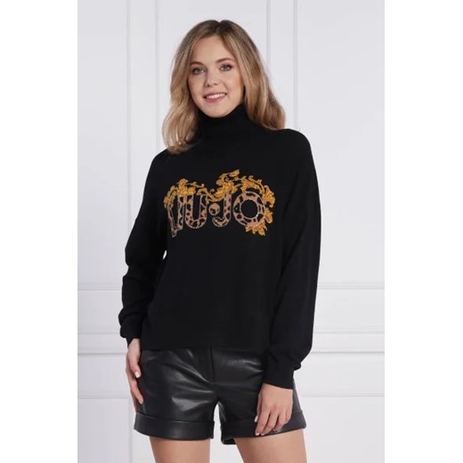 Liu Jo Golf | Regular Fit | z dodatkiem wełny i kaszmiru Liu Jo L wyprzedaż Gomez Fashion Store