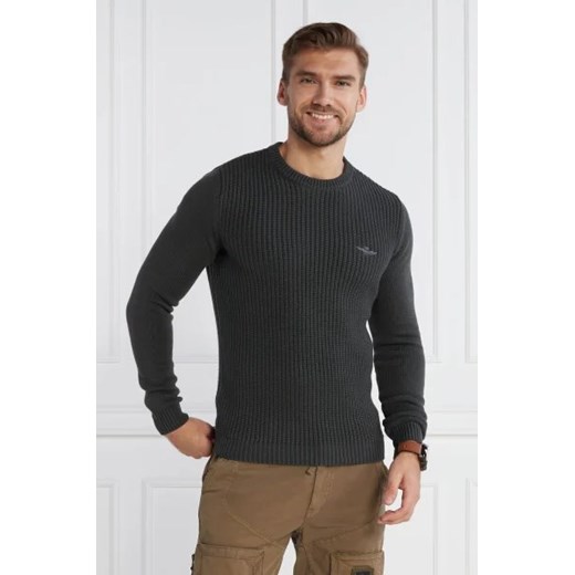Aeronautica Militare Sweter | Regular Fit Aeronautica Militare L wyprzedaż Gomez Fashion Store