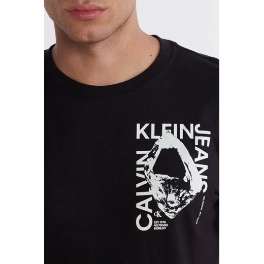 CALVIN KLEIN JEANS T-shirt MODERN METALS GRAPHIC | Regular Fit M promocyjna cena Gomez Fashion Store