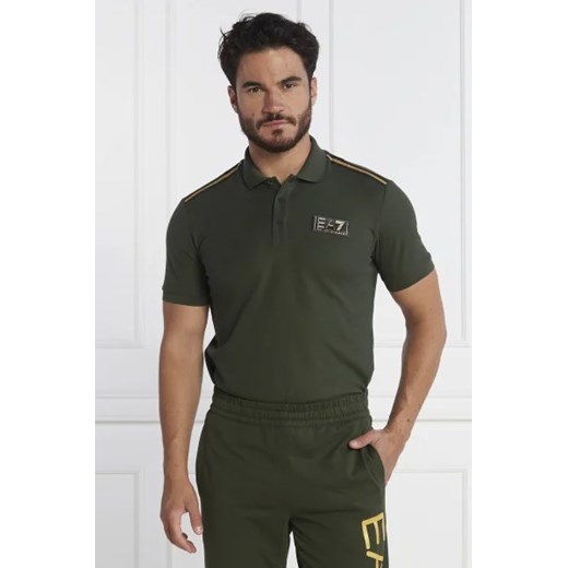EA7 Polo | Regular Fit ze sklepu Gomez Fashion Store w kategorii T-shirty męskie - zdjęcie 172847126