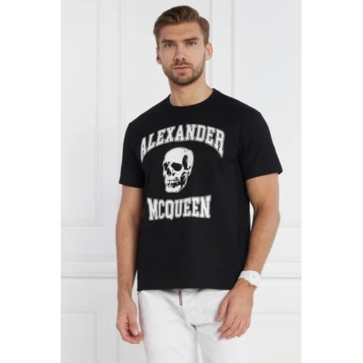 Alexander McQueen T-shirt | Oversize fit L wyprzedaż Gomez Fashion Store