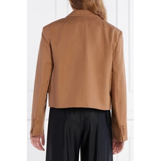 Weekend MaxMara Żakiet | Cropped Fit | z dodatkiem lnu Weekend Maxmara 42 okazja Gomez Fashion Store