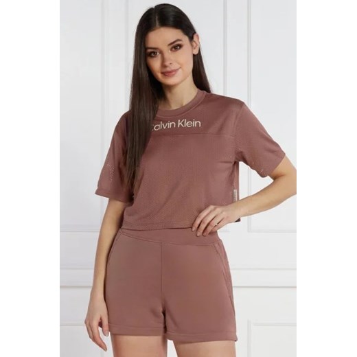 Calvin Klein Performance T-shirt | Cropped Fit ze sklepu Gomez Fashion Store w kategorii Bluzki damskie - zdjęcie 172848189