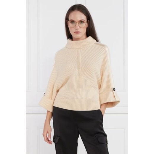 Marc Cain Wełniany sweter | Oversize fit | z dodatkiem kaszmiru ze sklepu Gomez Fashion Store w kategorii Swetry damskie - zdjęcie 172849226