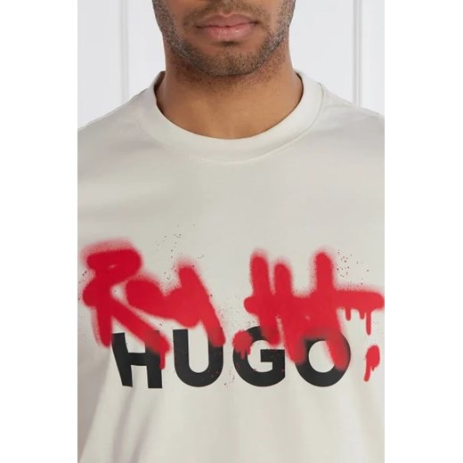 HUGO T-shirt Dinricko | Loose fit M promocyjna cena Gomez Fashion Store