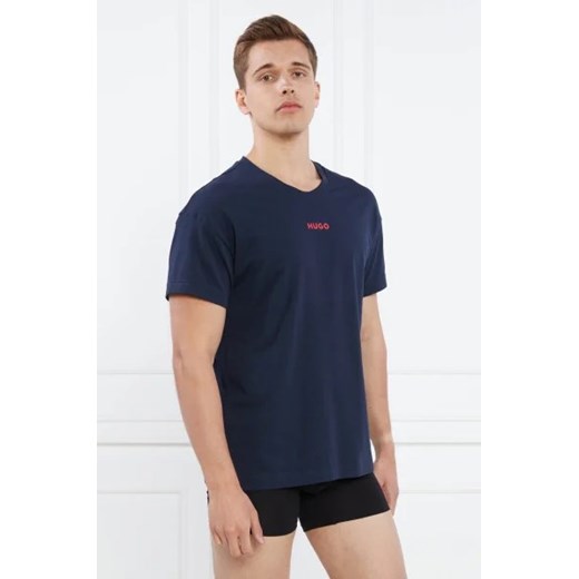 Hugo Bodywear T-shirt Linked 10241810 02 | Slim Fit ze sklepu Gomez Fashion Store w kategorii T-shirty męskie - zdjęcie 172850135