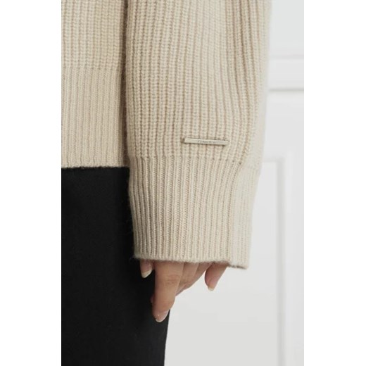 Calvin Klein Wełniany sweter | Regular Fit Calvin Klein S Gomez Fashion Store wyprzedaż