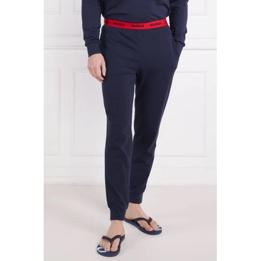 Hugo Bodywear Spodnie od piżamy | Regular Fit ze sklepu Gomez Fashion Store w kategorii Piżamy męskie - zdjęcie 172850407