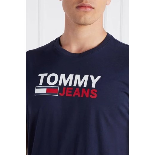 Tommy Jeans T-shirt CORP LOGO | Regular Fit Tommy Jeans M okazja Gomez Fashion Store