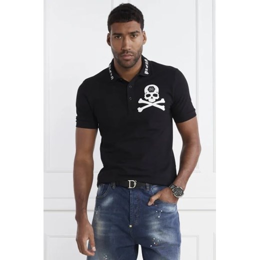 Philipp Plein Polo ROUND NECK SS | Regular Fit ze sklepu Gomez Fashion Store w kategorii T-shirty męskie - zdjęcie 172851047