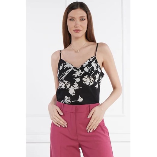 Marella Jedwabny Top | Regular Fit Marella 40 okazja Gomez Fashion Store