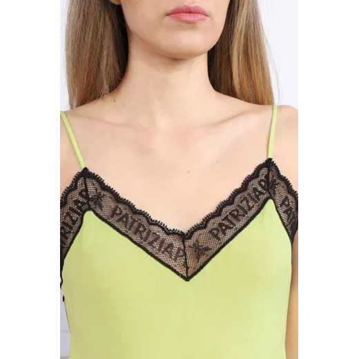 Patrizia Pepe Satynowy top | Regular Fit Patrizia Pepe 40 promocyjna cena Gomez Fashion Store