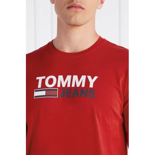 Tommy Jeans T-shirt CORP LOGO | Regular Fit Tommy Jeans M okazyjna cena Gomez Fashion Store