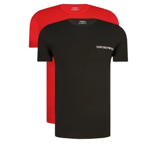 Emporio Armani T-shirt 2 - pack | Regular Fit ze sklepu Gomez Fashion Store w kategorii T-shirty męskie - zdjęcie 172852807