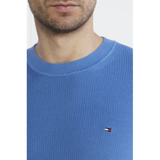 Tommy Hilfiger Sweter CHAIN RIDGE STRUCTURE | Regular Fit Tommy Hilfiger L okazja Gomez Fashion Store