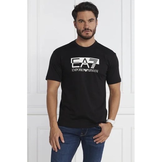 EA7 T-shirt | Regular Fit ze sklepu Gomez Fashion Store w kategorii T-shirty męskie - zdjęcie 172853379