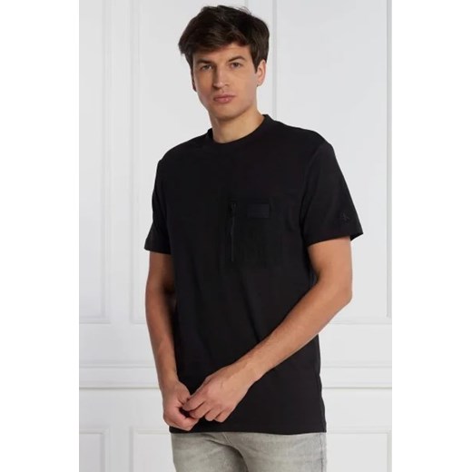 CALVIN KLEIN JEANS T-shirt MIX MEDIA | Regular Fit ze sklepu Gomez Fashion Store w kategorii T-shirty męskie - zdjęcie 172853715