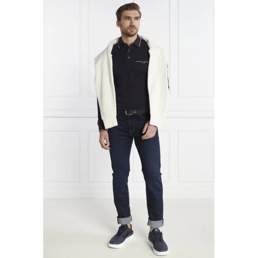 Tommy Hilfiger Polo TIPPED PLACE L/S | Slim Fit Tommy Hilfiger XXL Gomez Fashion Store wyprzedaż