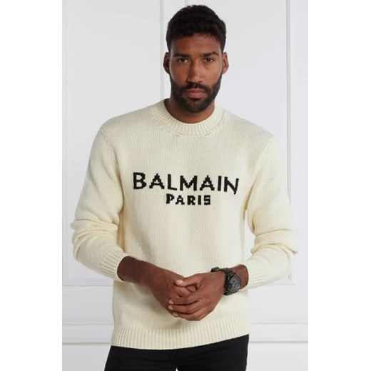 Balmain Wełniany sweter | Regular Fit ze sklepu Gomez Fashion Store w kategorii Swetry męskie - zdjęcie 172855146