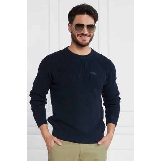 Aeronautica Militare Sweter | Regular Fit Aeronautica Militare M okazja Gomez Fashion Store