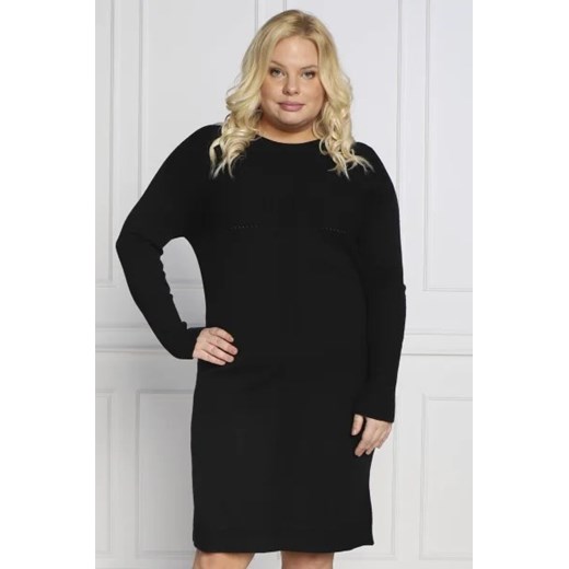 Persona by Marina Rinaldi Sukienka GENESI plus size | z dodatkiem wełny ze sklepu Gomez Fashion Store w kategorii Sukienki - zdjęcie 172856218