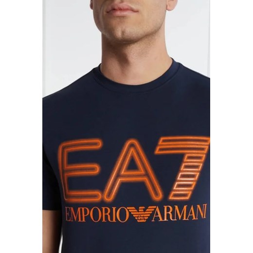 EA7 T-shirt | Regular Fit M wyprzedaż Gomez Fashion Store
