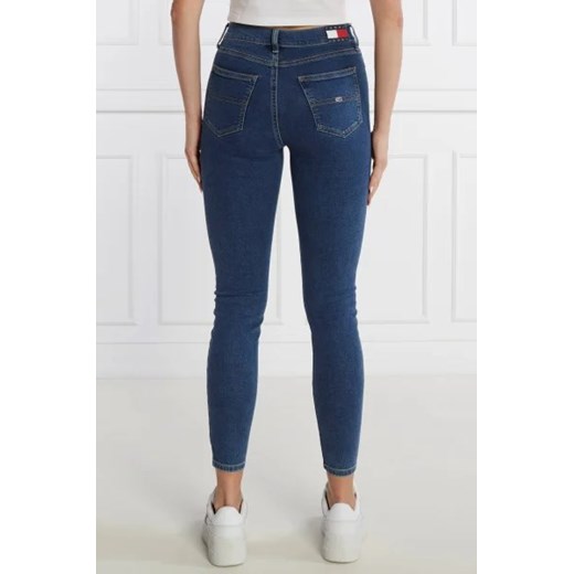 Jeansy damskie Tommy Jeans z elastanu