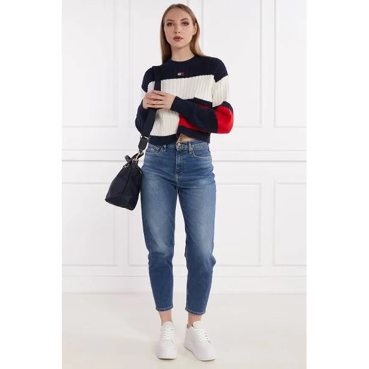 Tommy Jeans Sweter | Cropped Fit Tommy Jeans M promocyjna cena Gomez Fashion Store