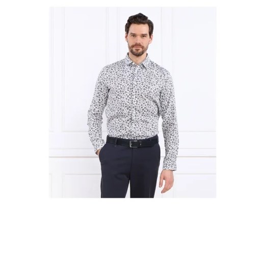 BOSS BLACK Lniana koszula Roger_F | Slim Fit ze sklepu Gomez Fashion Store w kategorii Koszule męskie - zdjęcie 172857969