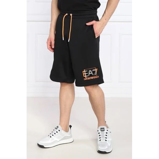 EA7 Szorty BERMUDA | Regular Fit M promocja Gomez Fashion Store