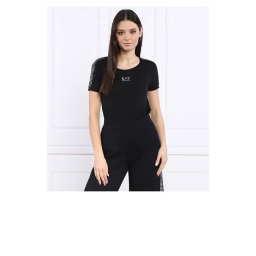 EA7 T-shirt | Regular Fit ze sklepu Gomez Fashion Store w kategorii Bluzki damskie - zdjęcie 172858075